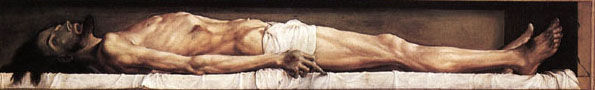 Le Corps du Christ mort dans le tombeau deHans Holbein le Jeune