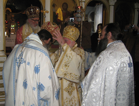 Sacre de l'évêque Lazare